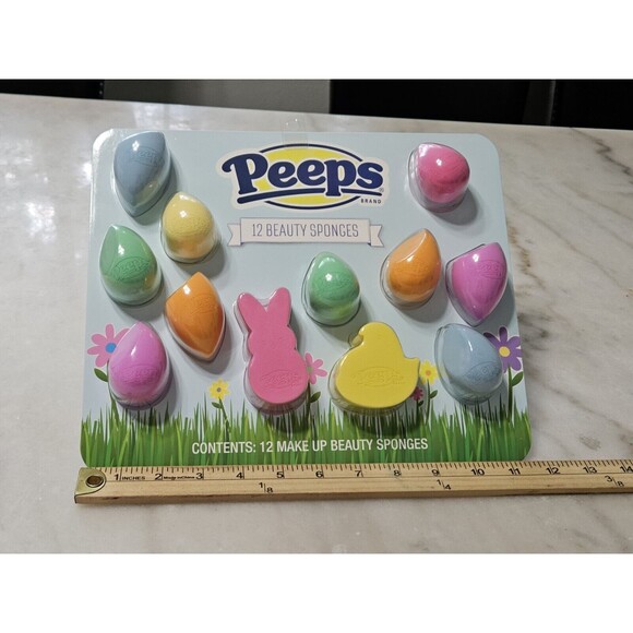 PEEPS Make up Beauty Sponges 12 piece set, NEW - Picture 3 of 12